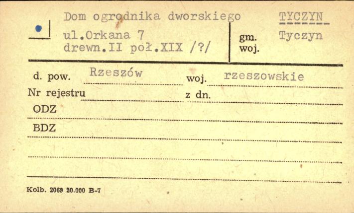 dom ogrodnika dworskiego, skan 1