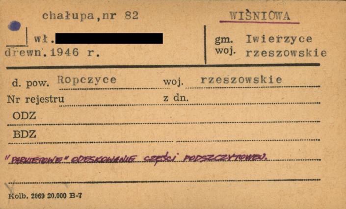 chałupa, skan 1