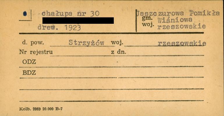 chałupa, skan 1