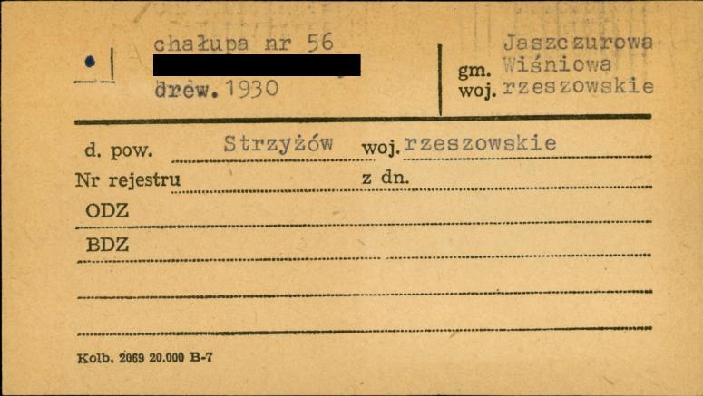 chałupa, skan 1