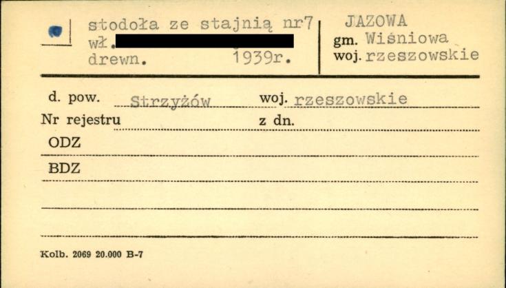 stodoła ze stajnią, skan 1