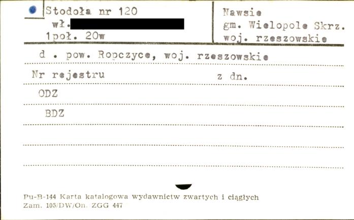 stodoła, skan 1
