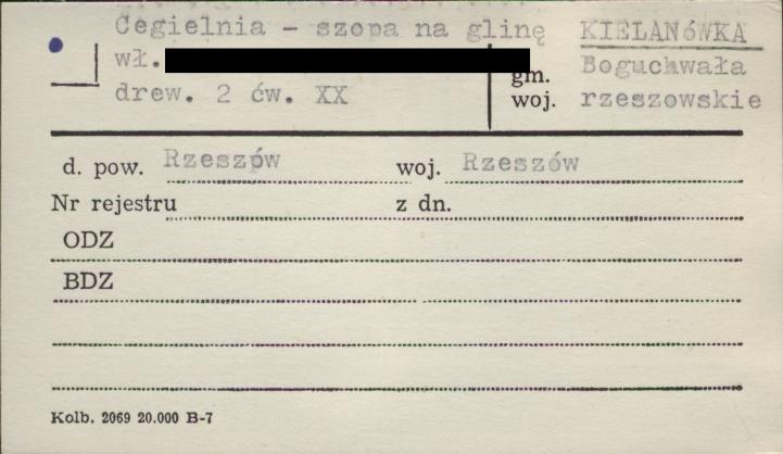 szopa na glinę, skan 1