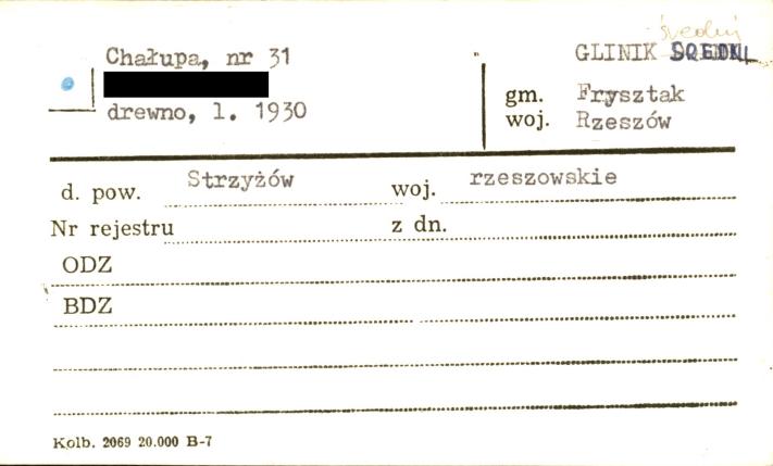 chałupa, skan 1