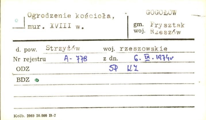 ogrodzenie kościoła, skan 1