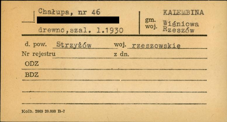 chałupa, skan 1