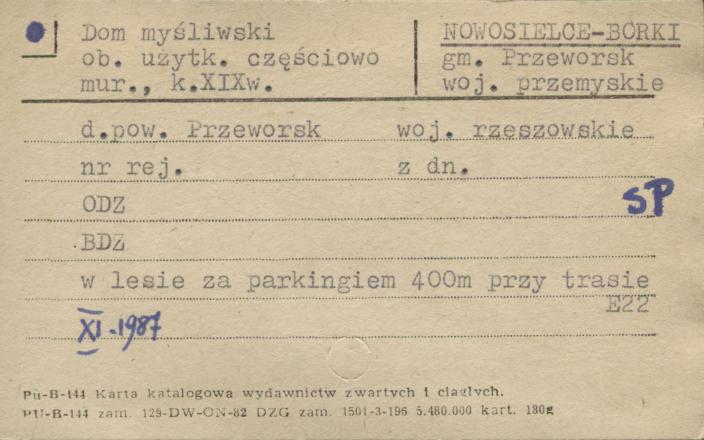 dom myśliwski, skan 1