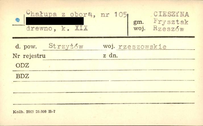 chałupa z oborą, skan 1