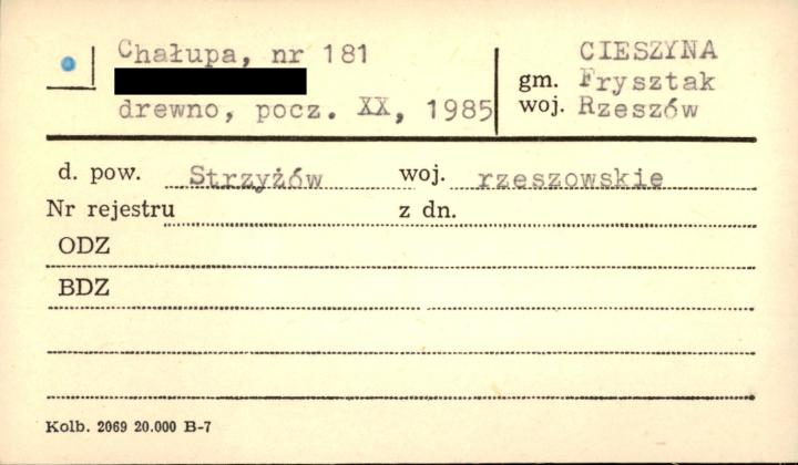 chałupa, skan 1