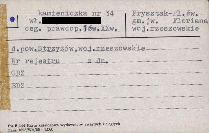 kamieniczka, skan 1