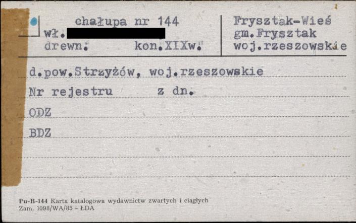 chałupa, skan 1