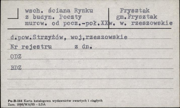 wsch. ściana rynku z budyn. poczty, skan 1