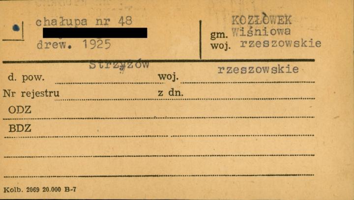 chałupa, skan 1