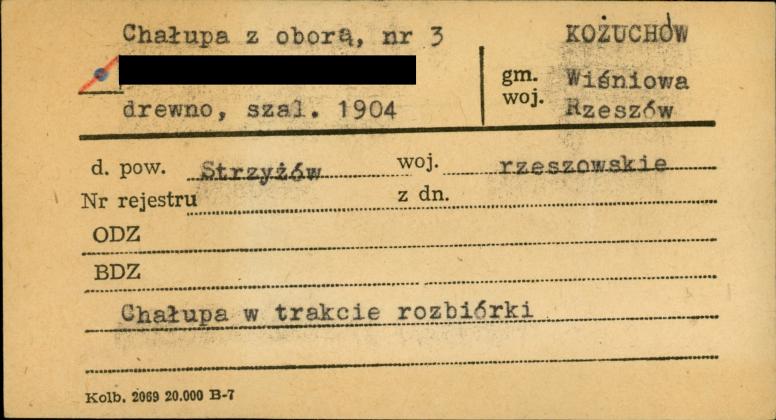 chałupa z oborą, skan 1