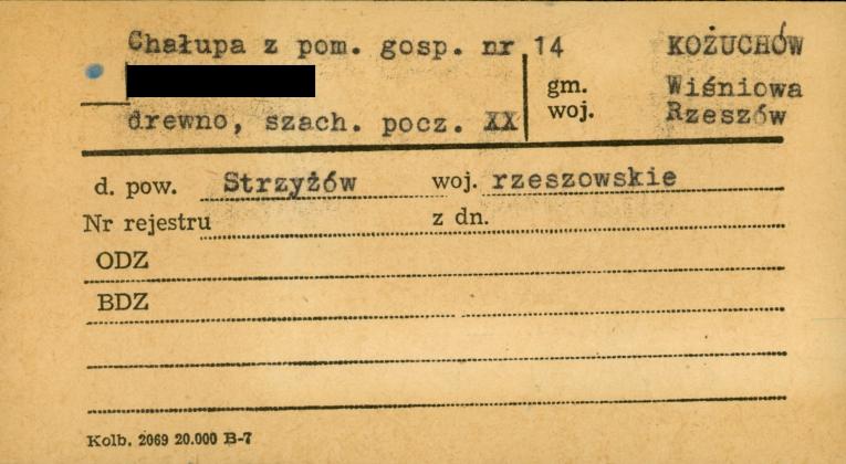 chałupa z częścią gospodarczą, skan 1