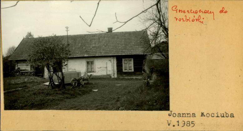 chałupa z częścią gospodarczą, skan 2