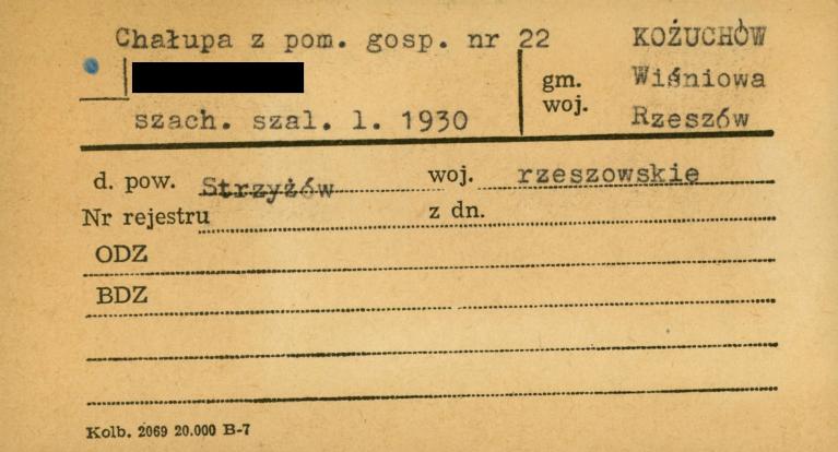 chałupa z częścią gospodarczą, skan 1
