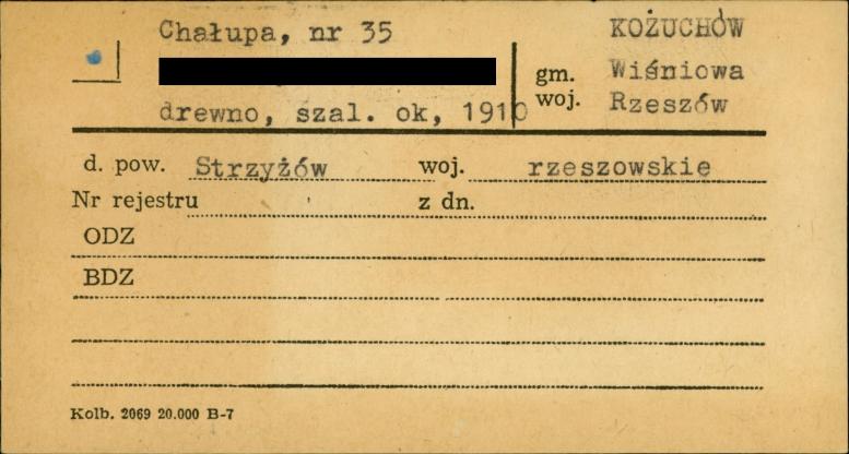 chałupa, skan 1