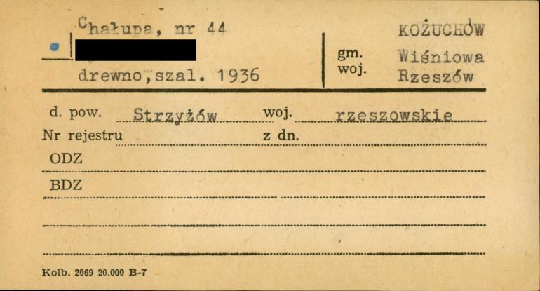 chałupa, skan 1