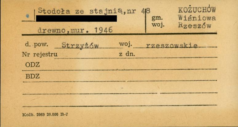 stodoła ze stajnią, skan 1