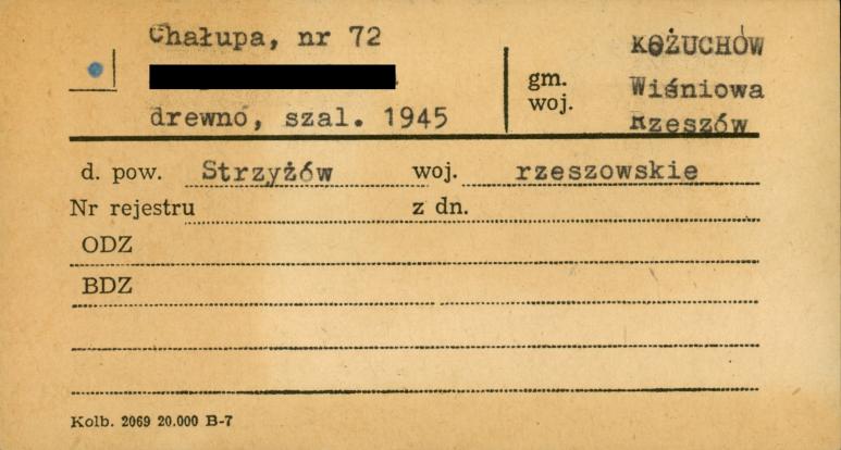 chałupa, skan 1