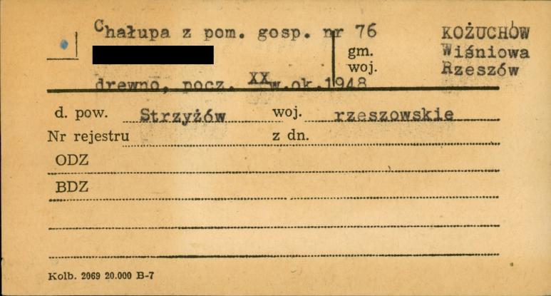 chałupa z częścią gospodarczą, skan 1