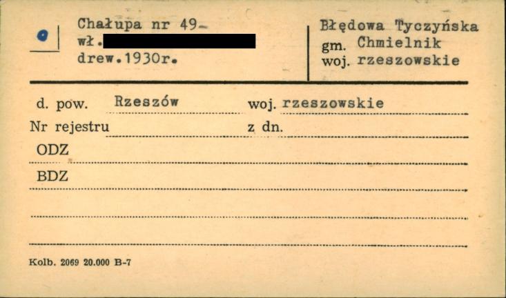 chałupa, skan 1
