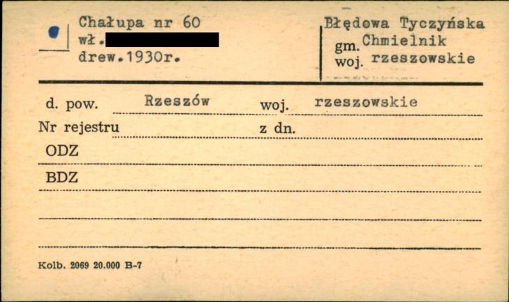 chałupa, skan 1