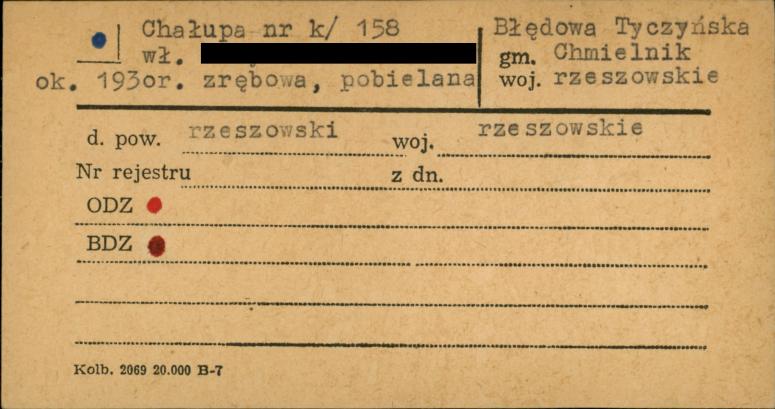 chałupa, skan 1