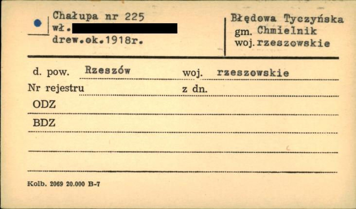 chałupa, skan 1