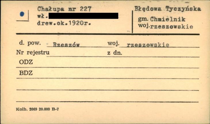 chałupa, skan 1