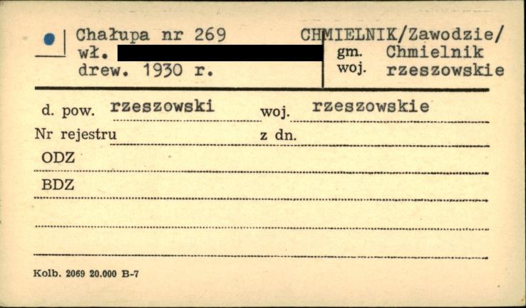 chałupa, skan 1