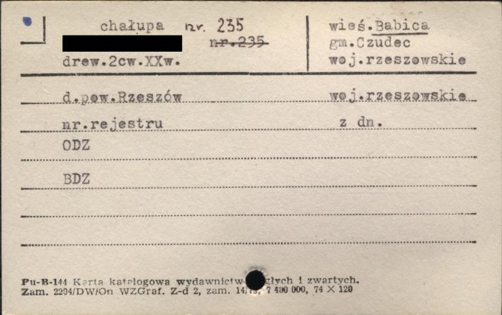chałupa, skan 1