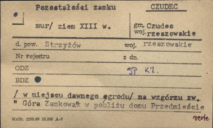 pozostałości zamku, skan 1