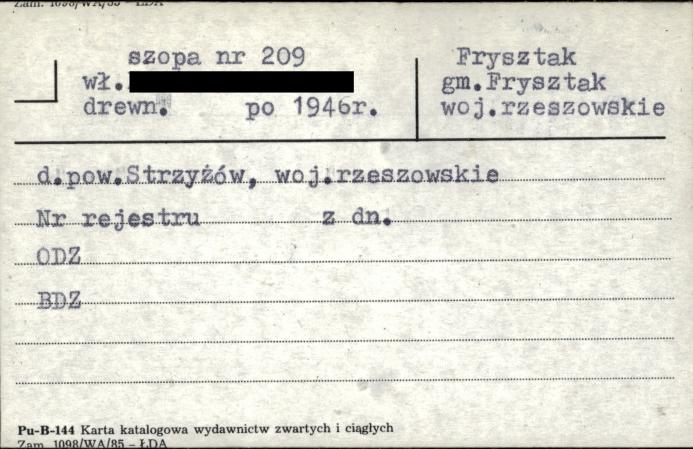 szopa, skan 1