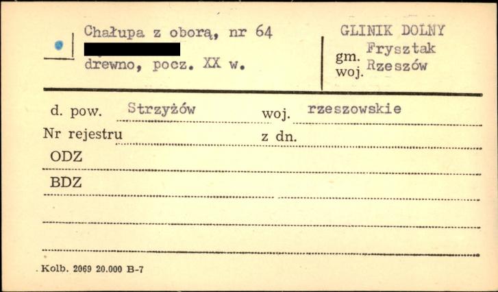 chałupa z oborą, skan 1