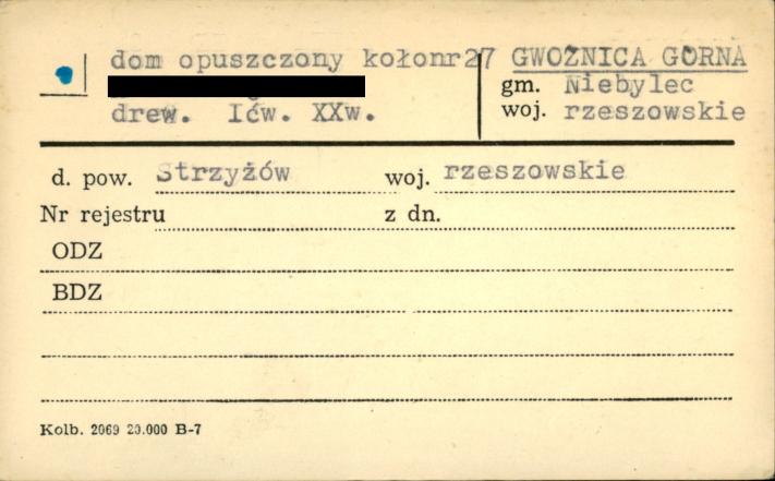 dom opuszczony, skan 1
