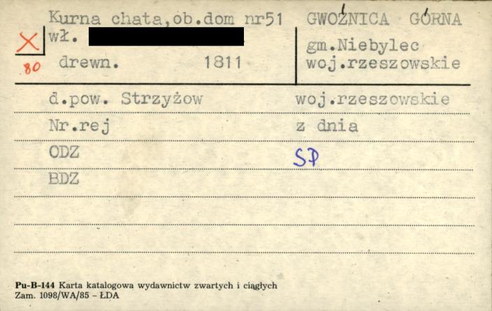 kurna chata, skan 1