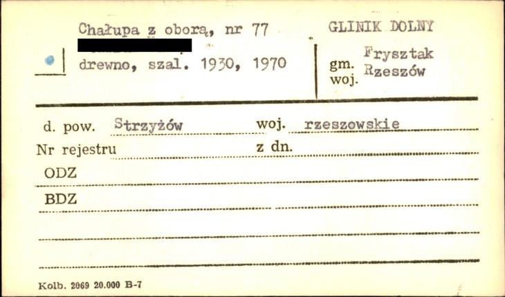 chałupa z oborą, skan 1