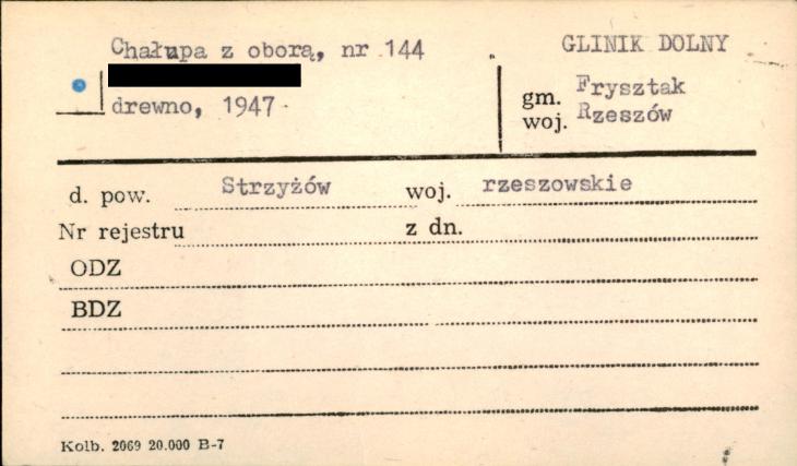 chałupa z oborą, skan 1