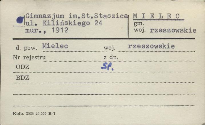 gimnazjum im. St. Staszica, skan 1