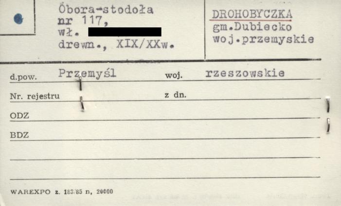 obora - stodoła, skan 1