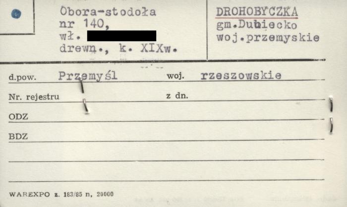 obora - stodoła, skan 1