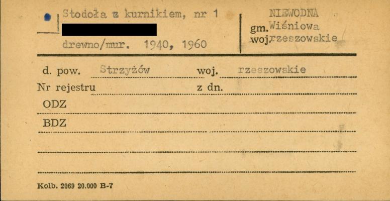 stodoła z kurnikiem, skan 1