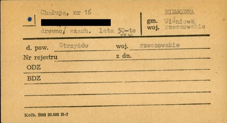 chałupa, skan 1
