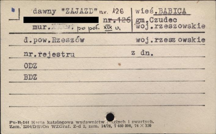 dawny Zajazd, skan 1