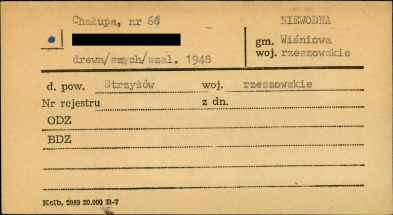 chałupa, skan 1