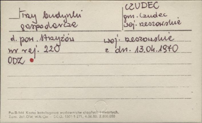 trzy budynki gospodarcze, skan 1