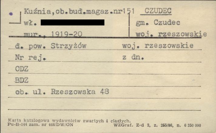 kuźnia, ob. bud. magazynowy, skan 1