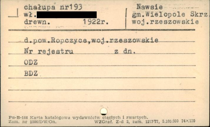 chałupa, skan 1